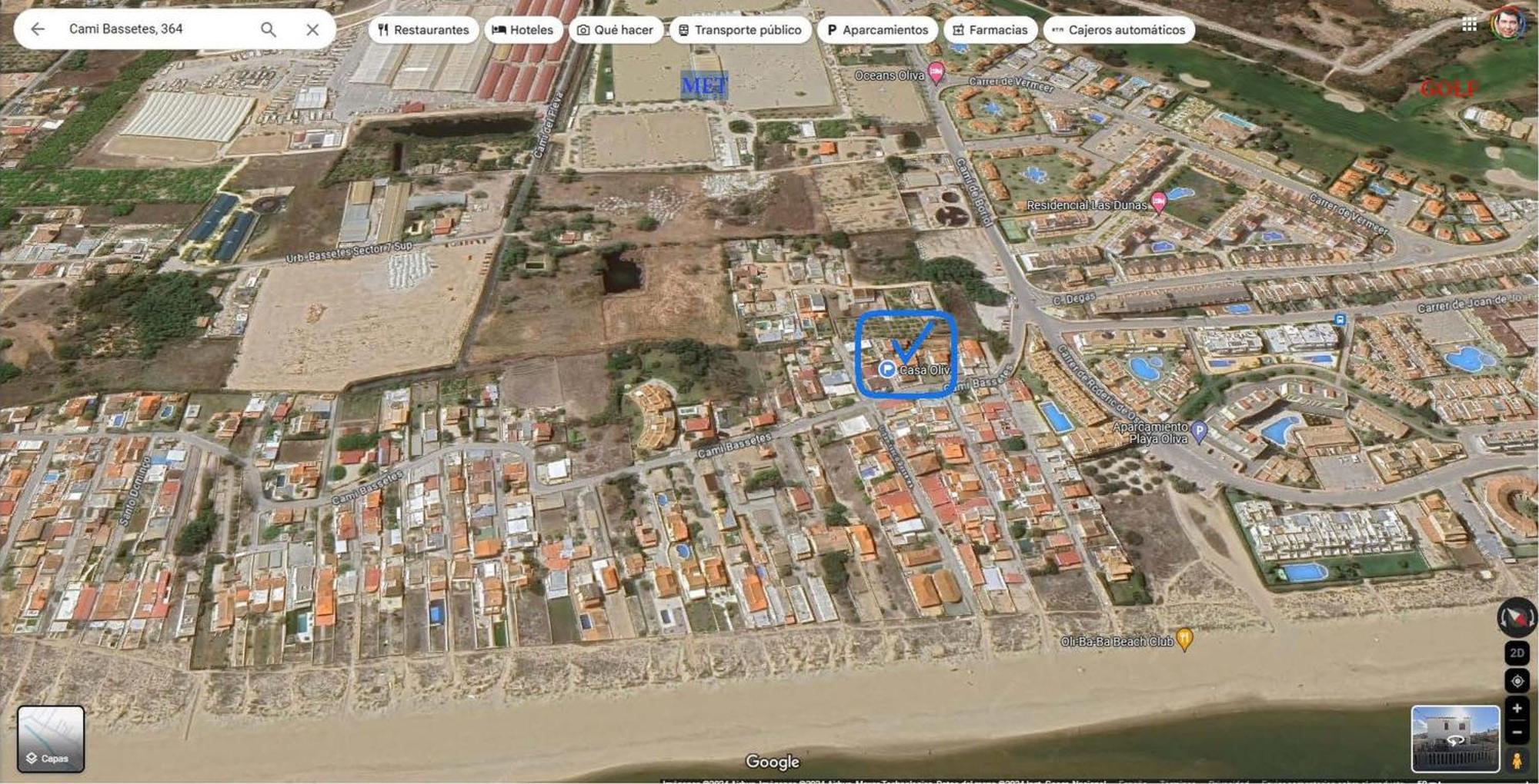 Casa De Playa En Oliva Al Lado Del Met Y Campo De Golf Villa Exterior photo